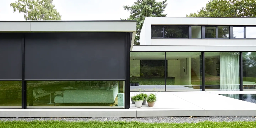 Windfester Außensonnenschutz