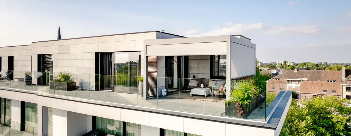 Lovely outdoor space as the windproof cherry on the cake
