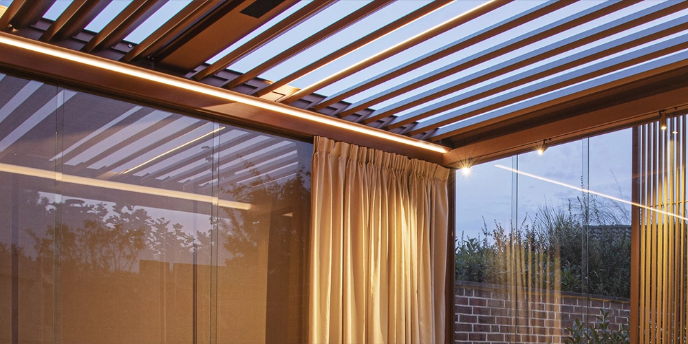 Toit avec LED d’ambiance