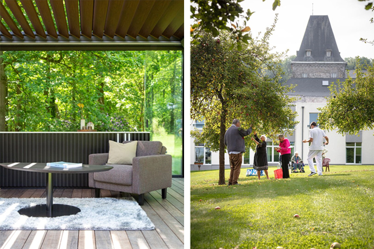 Moments furniture & Renson: Bouwen aan de zorg - Outdoor environments