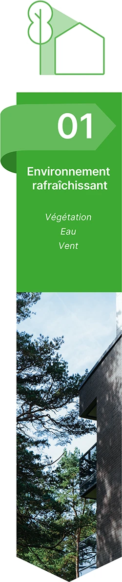 Environnement rafraîchissant