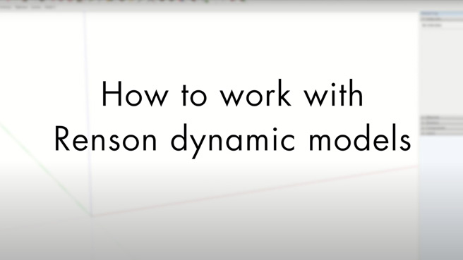 Renson - How to use Renson dynamic models