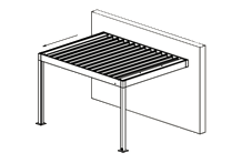 Fassadenmontage (Tiefe oder Breite)