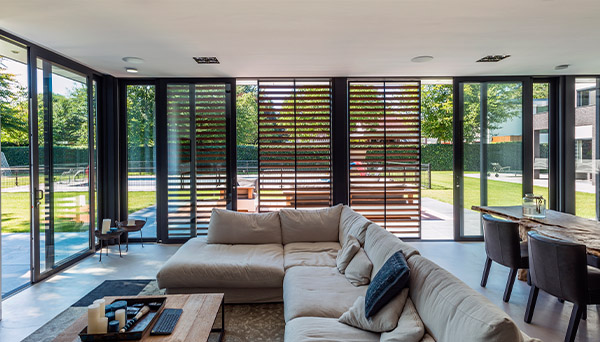 A better indoor climate with sliding panels