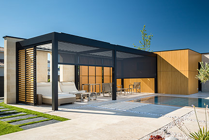 Pérgola o habitación de jardín