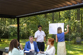 Büro im Garten