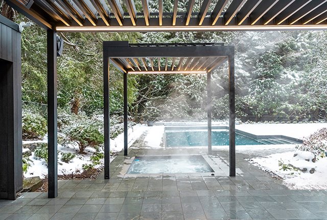 Winterize pergola